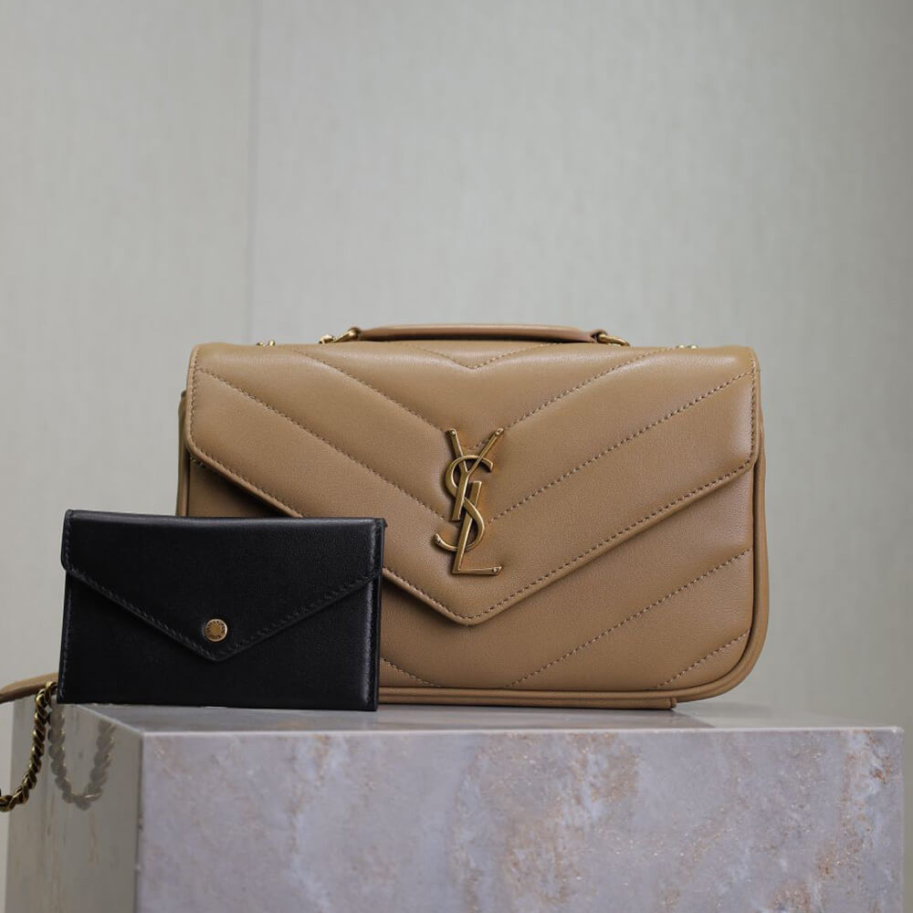 Y51 LOULOU small in MATELASSÉ lambskin