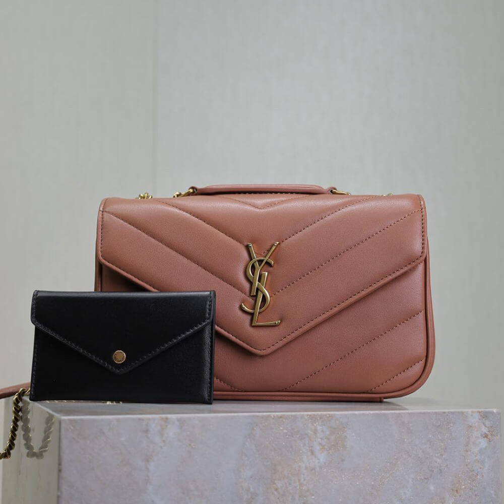 Y51  LOULOU small in MATELASSÉ lambskin