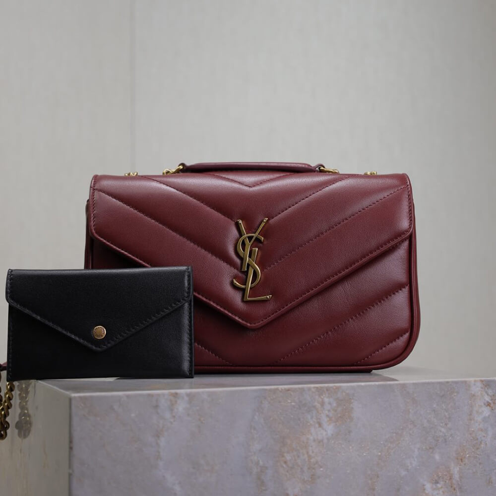 Y51  LOULOU small in MATELASSÉ lambskin