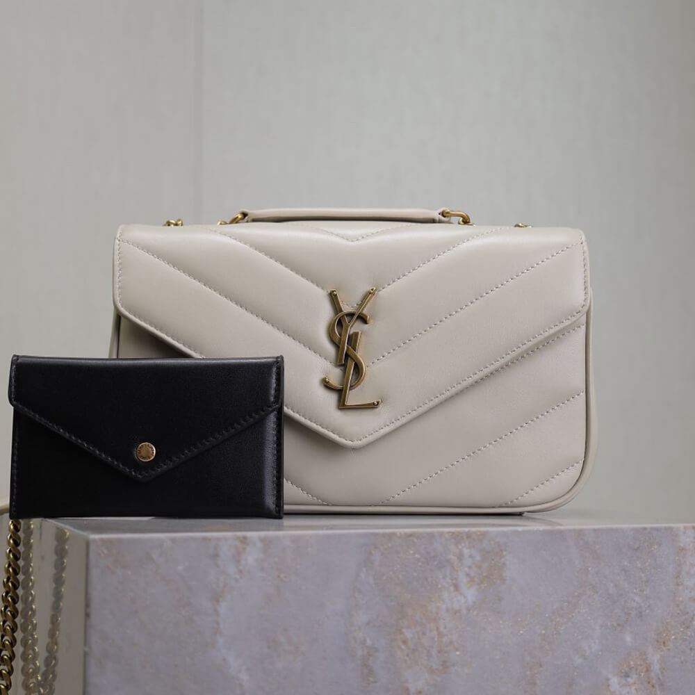 Y51  LOULOU small in MATELASSÉ lambskin