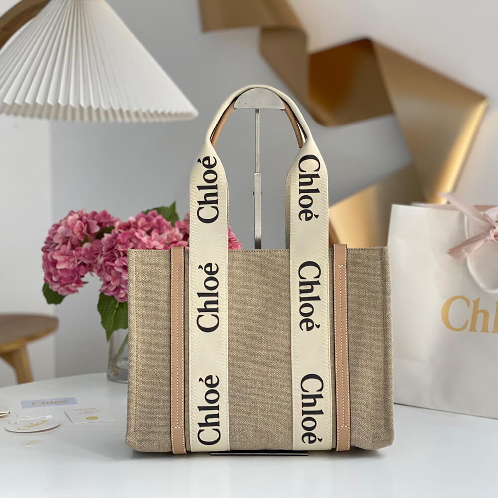 Ch10e woody tote bag in linen