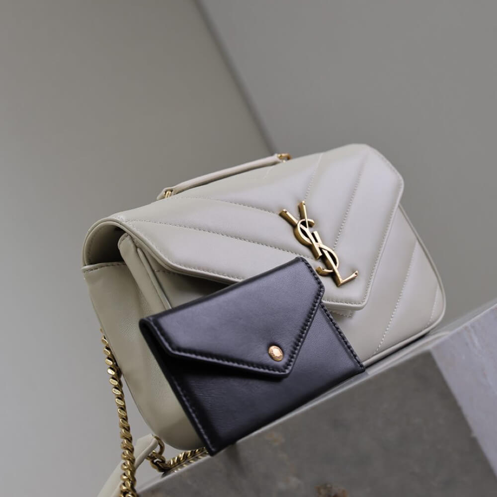Y51 LOULOU small in MATELASSÉ lambskin