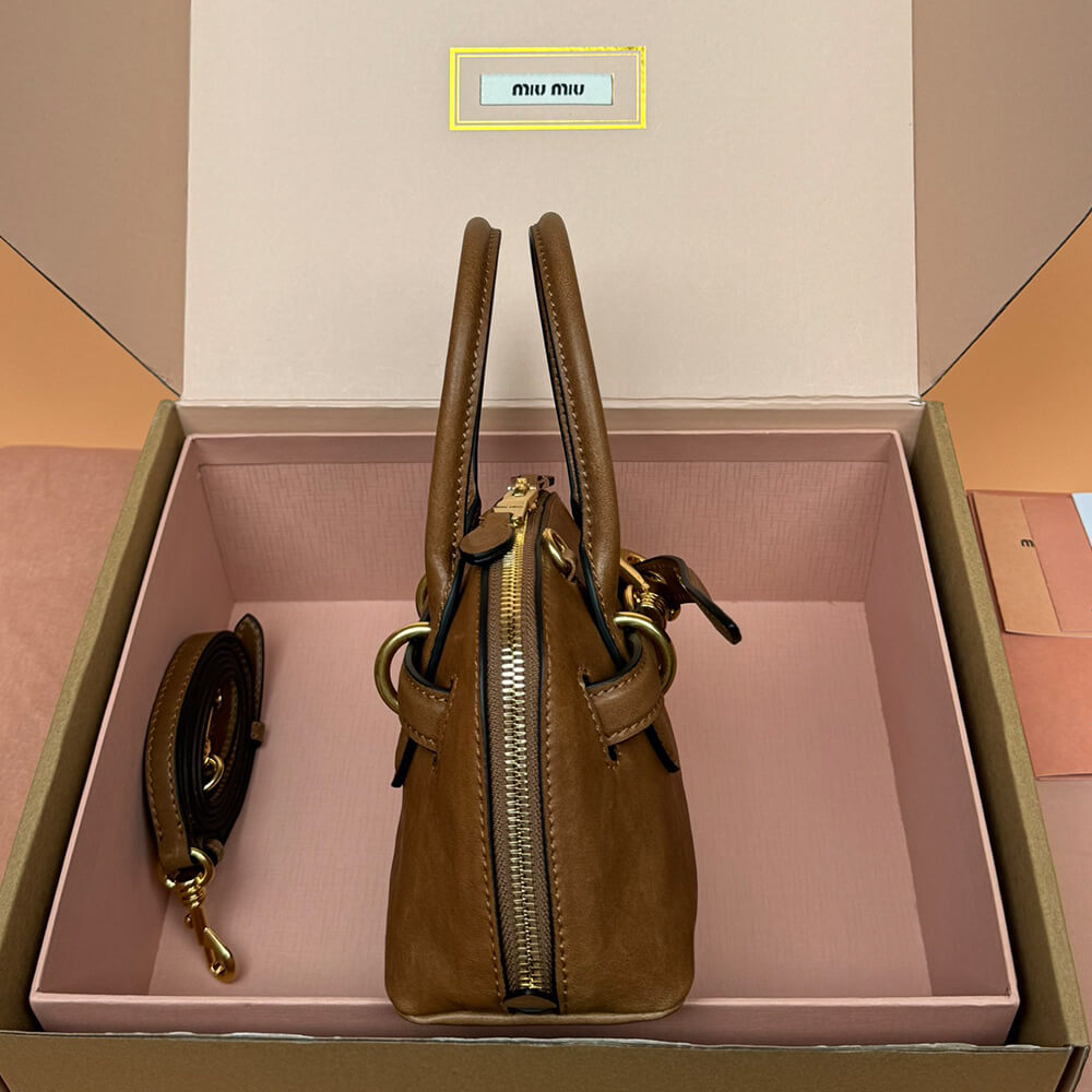 M1um1u Aventure mini nappa leather bag(HIGH-END GRADE)
