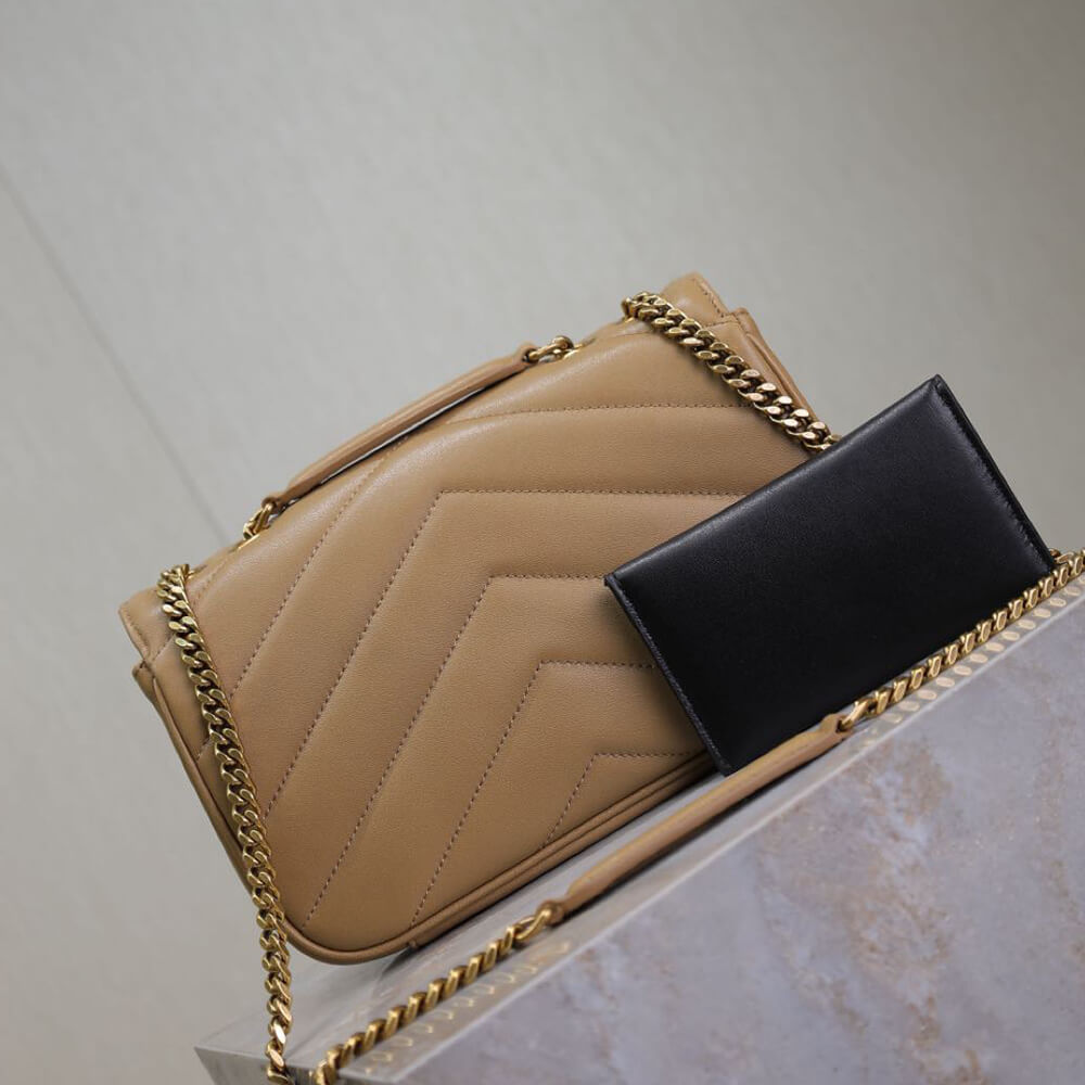 Y51 LOULOU small in MATELASSÉ lambskin