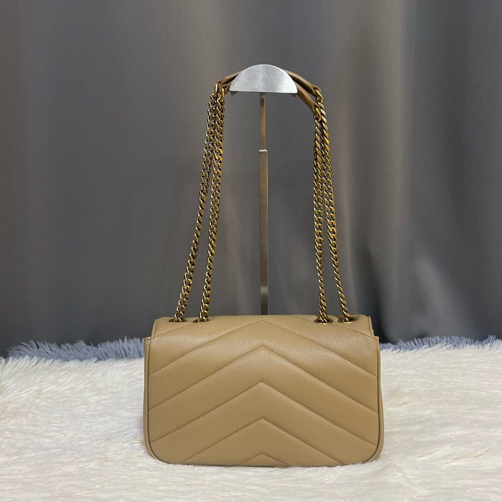 Y51 LOULOU small in MATELASSÉ lambskin