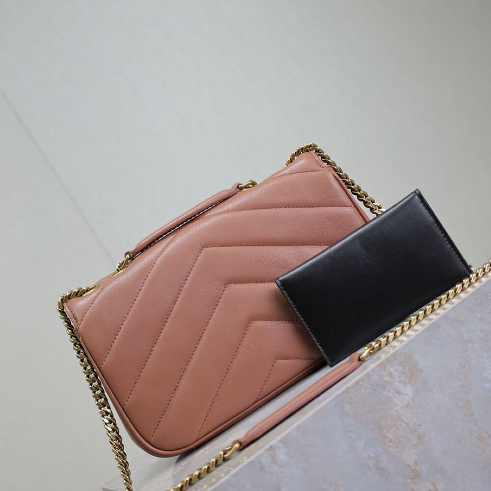 Y51 LOULOU small in MATELASSÉ lambskin