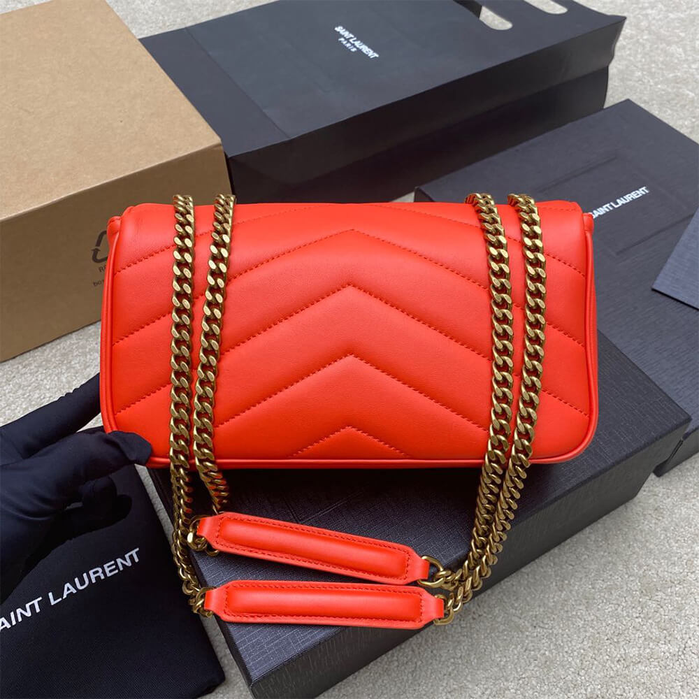 Y51 LOULOU small in MATELASSÉ lambskin
