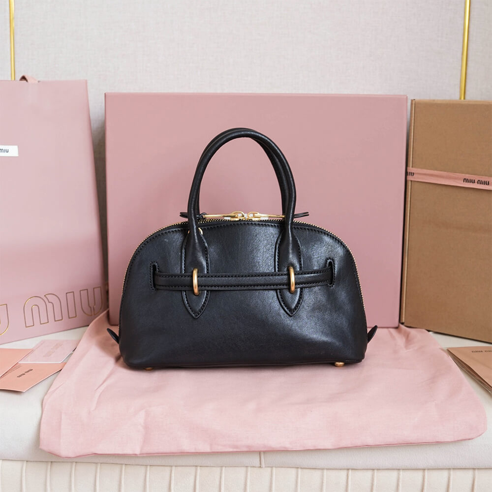 M1um1u Aventure small nappa leather top-handle bag(HIGH-END GRADE)