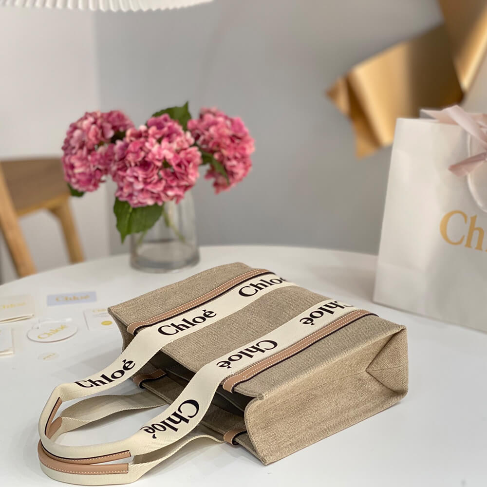 Ch10e woody tote bag in linen
