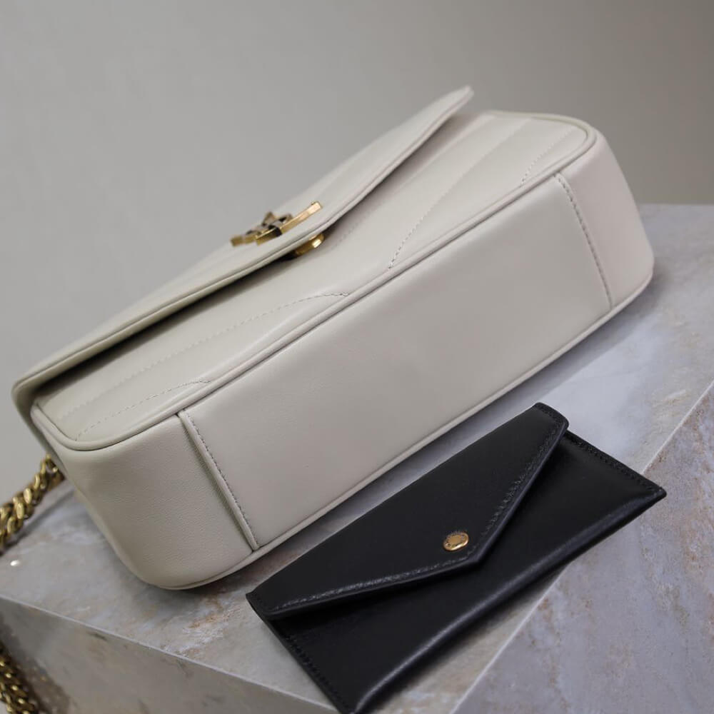 Y51 LOULOU small in MATELASSÉ lambskin