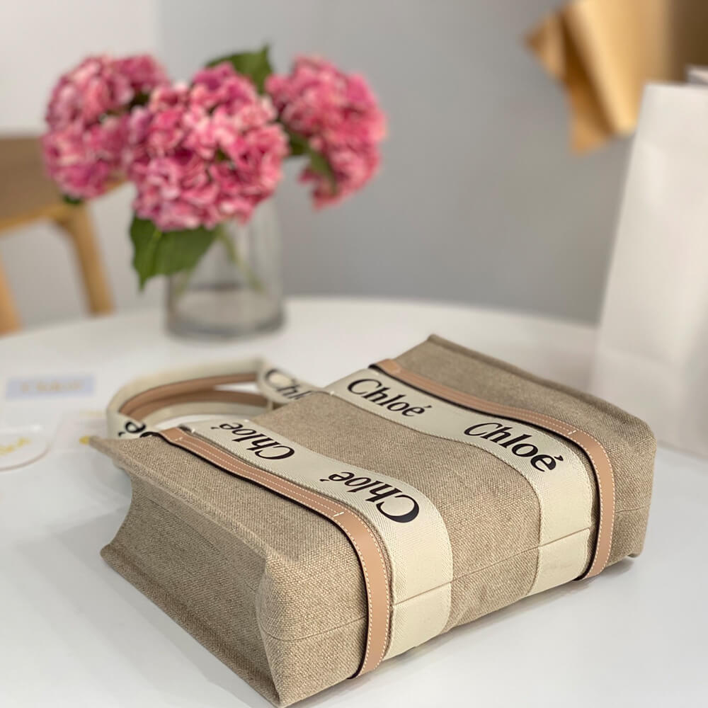 Ch10e woody tote bag in linen