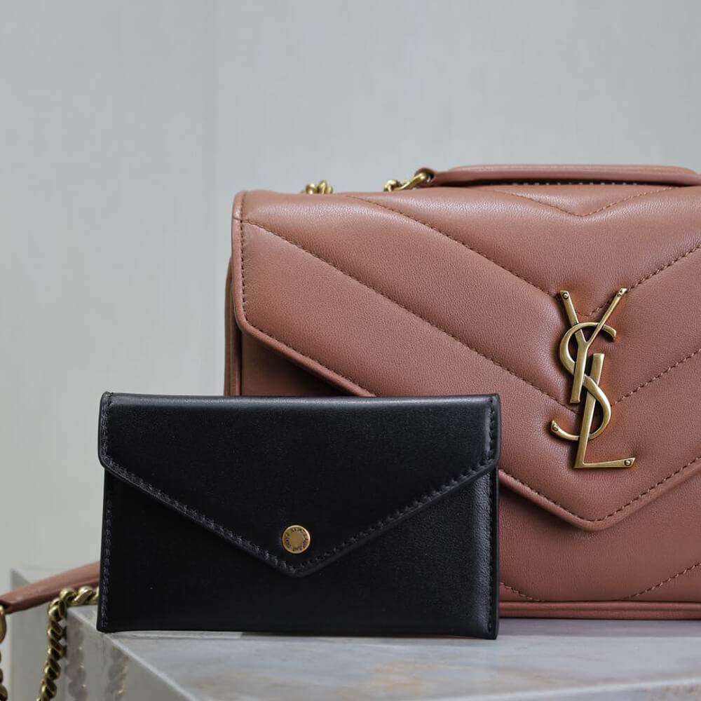 Y51 LOULOU small in MATELASSÉ lambskin