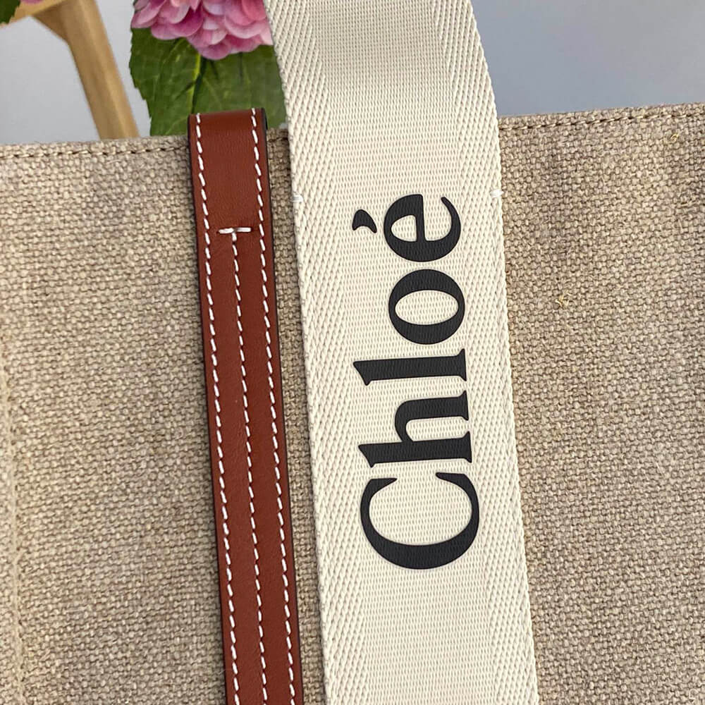 Ch10e  woody tote bag in linen