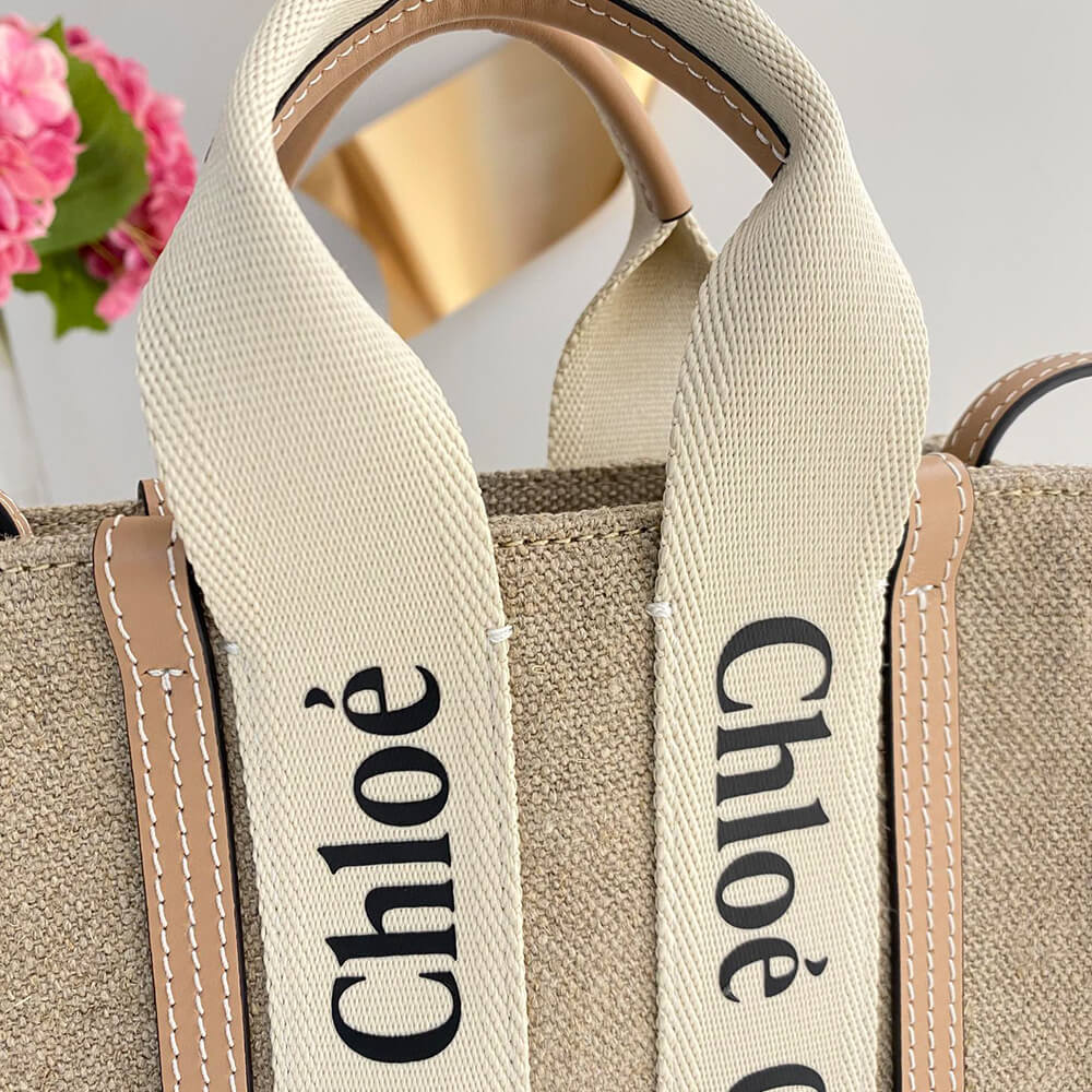 Ch10e mini woody tote bag in linen