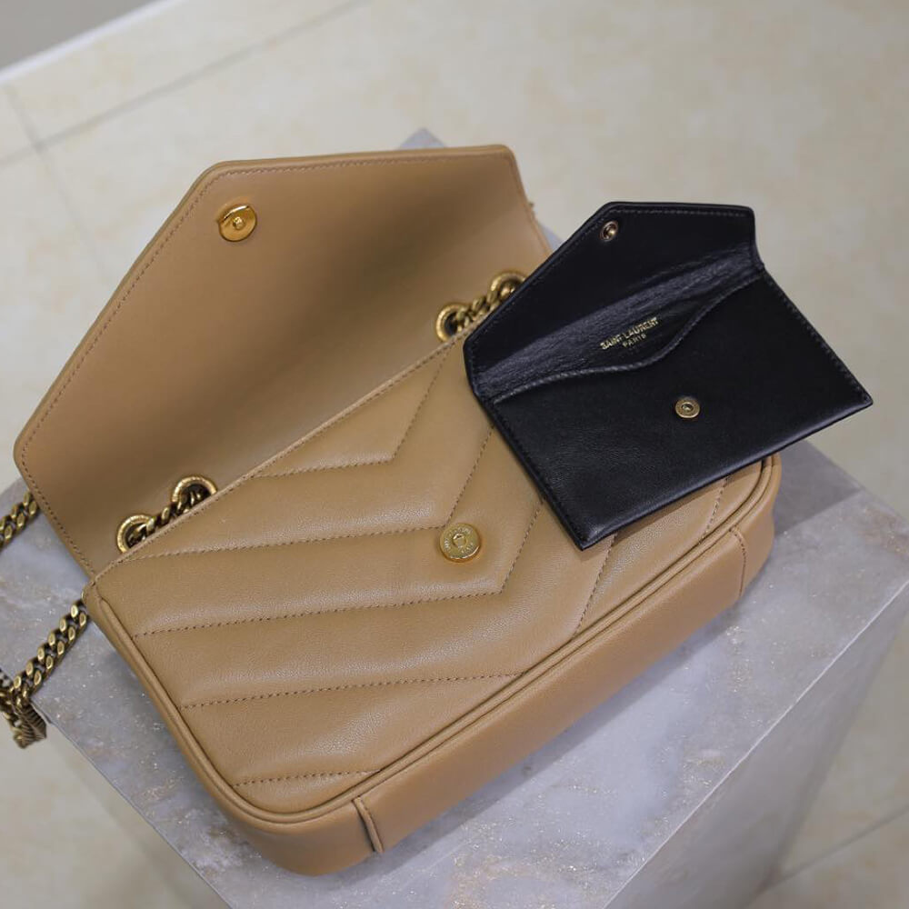 Y51 LOULOU small in MATELASSÉ lambskin