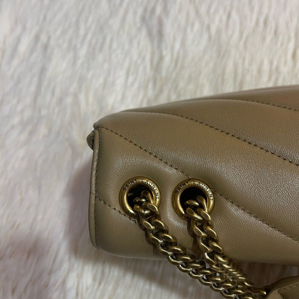 Y51 LOULOU small in MATELASSÉ lambskin