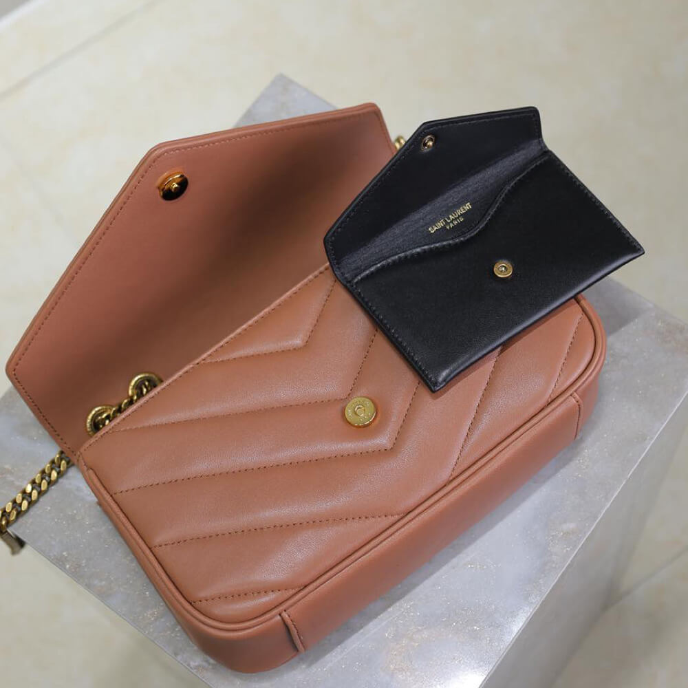 Y51 LOULOU small in MATELASSÉ lambskin
