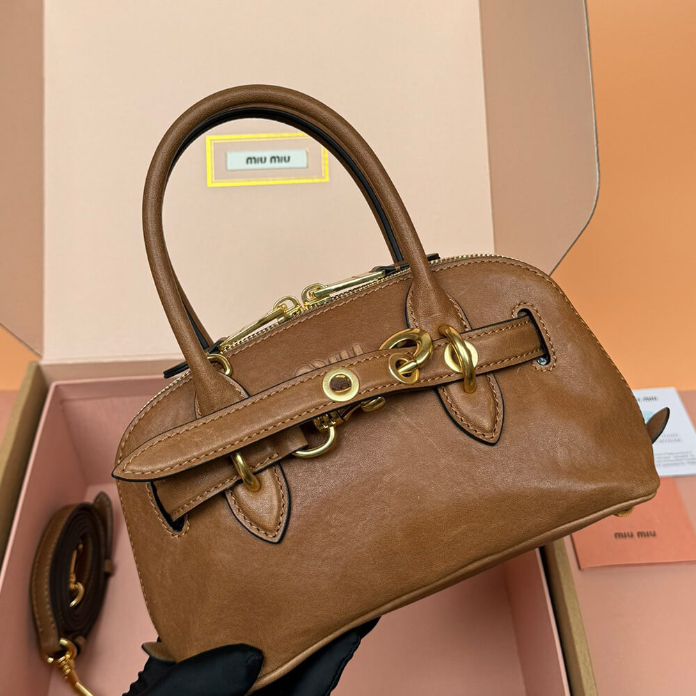 M1um1u Aventure mini nappa leather bag(HIGH-END GRADE)