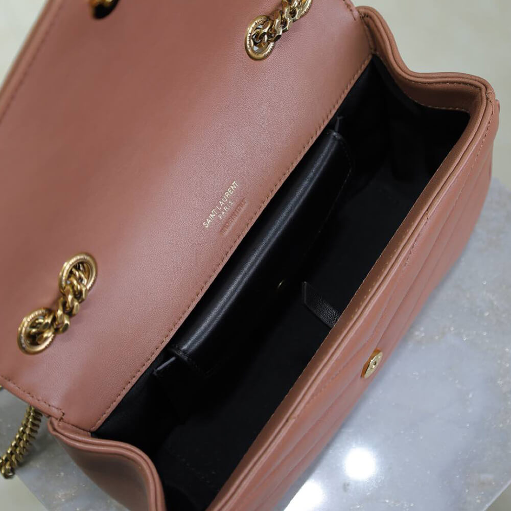 Y51 LOULOU small in MATELASSÉ lambskin