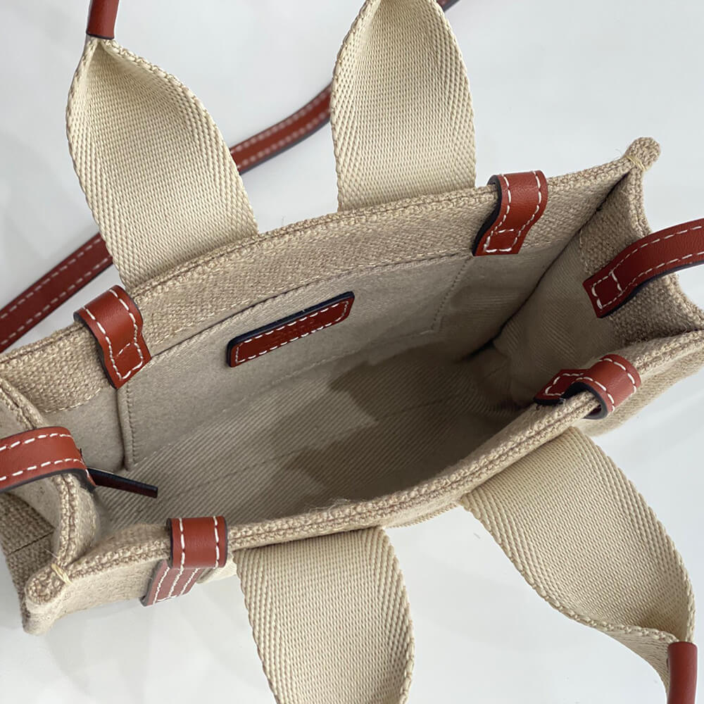 Ch10e   mini woody tote bag in linen