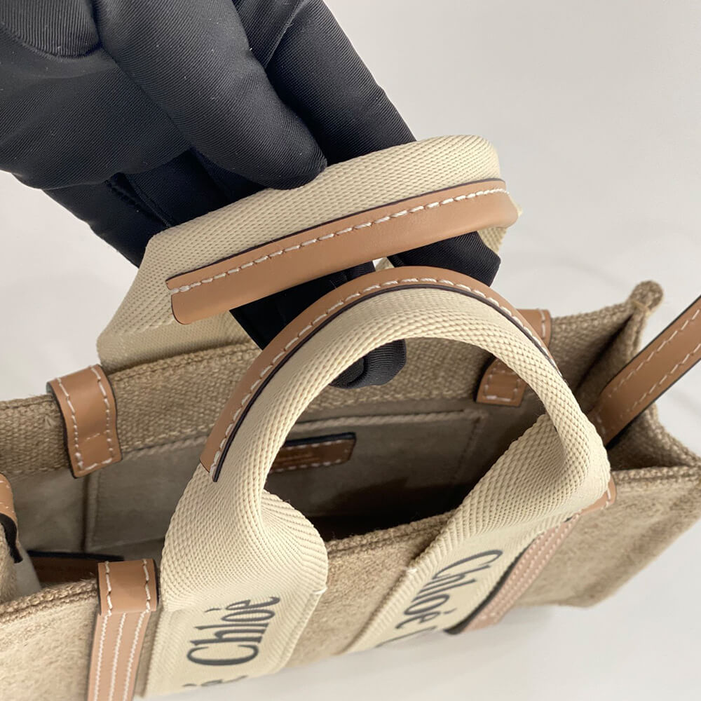 Ch10e mini woody tote bag in linen