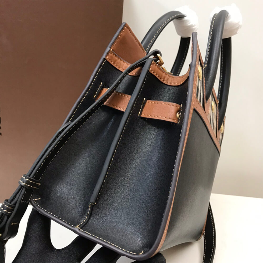 Mini Vintage Check Two Handle Title Bag