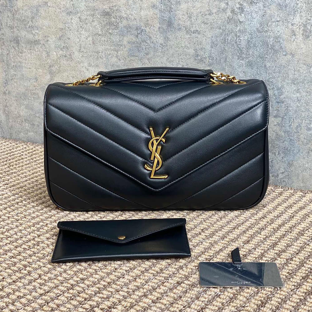 Y51 LOULOU medium in MATELASSÉ lambskin(high-end grade)